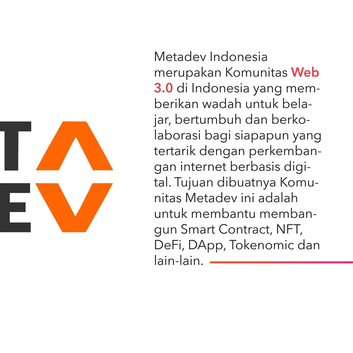 Metadev Indonesia Web3 Community tweet media