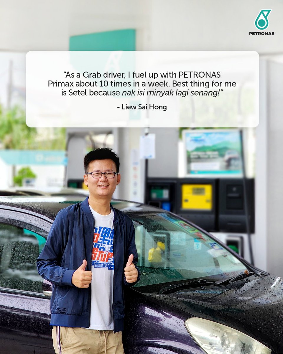 Petronasbrands's tweet photo. What are other reasons that makes you #SinggahDulu at our station? ๐๐ Give us a heads up so we can continue to ๐ง๐ถ๐ฆ๐ญ๐ง๐ช๐ญ๐ญ your journey better! โบ๏ธ
(Admin: Needs your feedback to stay on the job)
#PETRONASPrimax #Setel https://t.co/0e0EvQ7RkA