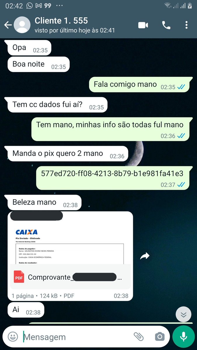 INFO_CC_'s tweet photo. Entregue✅https://t.co/MVEJ7jCCzz link do Whatsapp família,  chama na preferência 💯 https://t.co/0REbgG1wHO