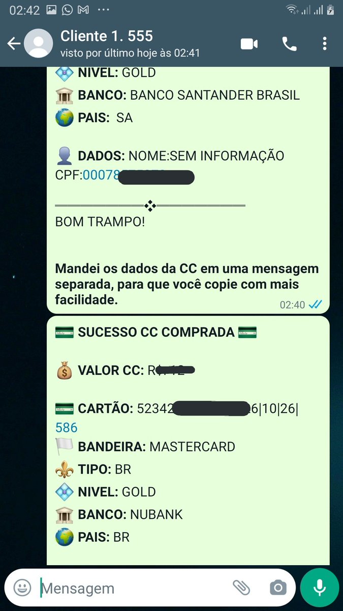 INFO_CC_'s tweet photo. Entregue✅https://t.co/MVEJ7jCCzz link do Whatsapp família,  chama na preferência 💯 https://t.co/0REbgG1wHO