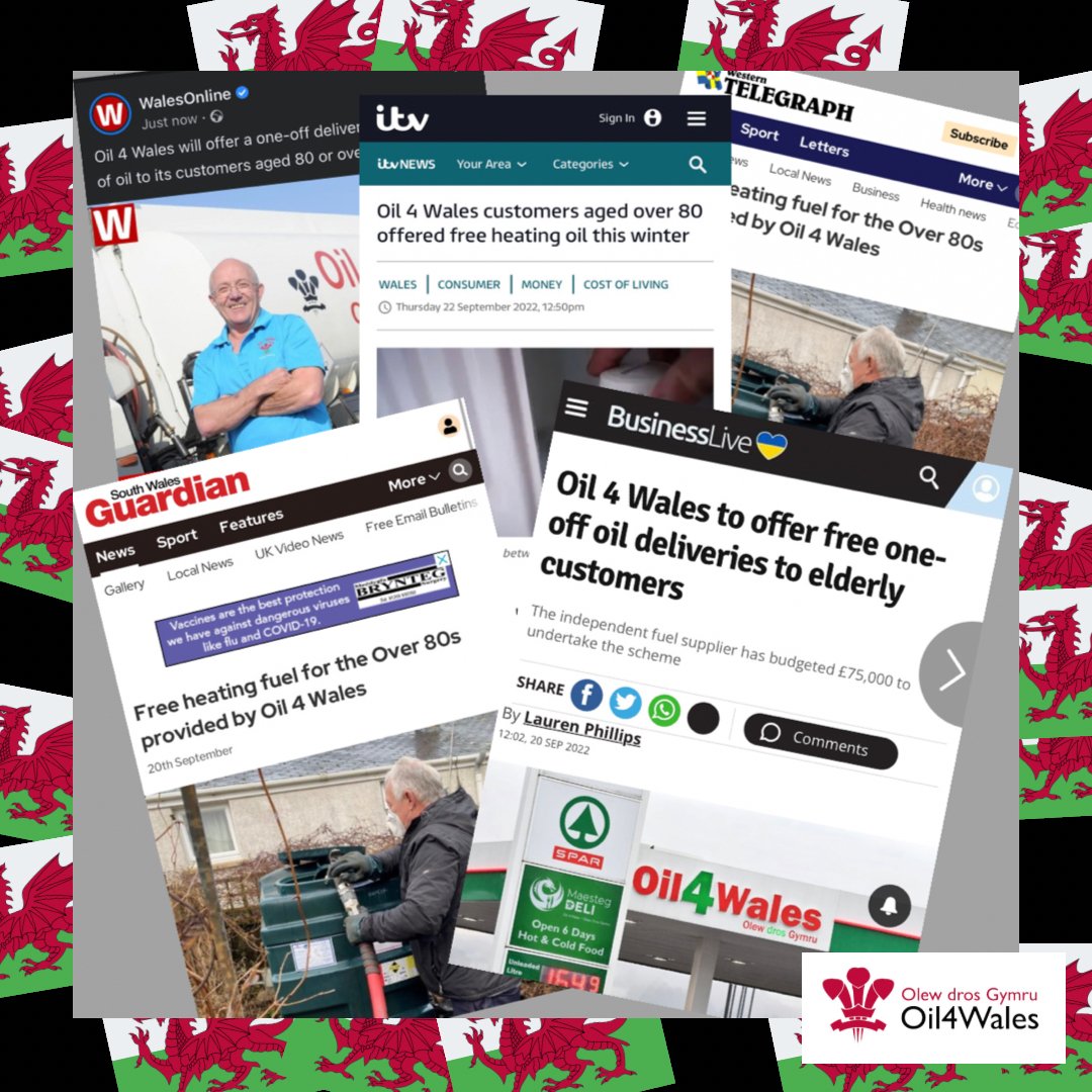 📣 The word is getting out about our latest community initiative to help our elderly customers #KeepWarm this winter. If you are aged 80 or over and have been an Oil4Wales customer for two years or more, contact your local depot for info. *Please RT to help spread the word!*