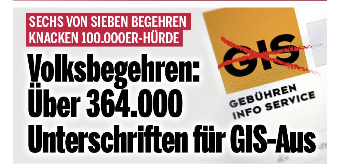 Richtig so: ORF „Zwangsgebühren“ abschaffen!