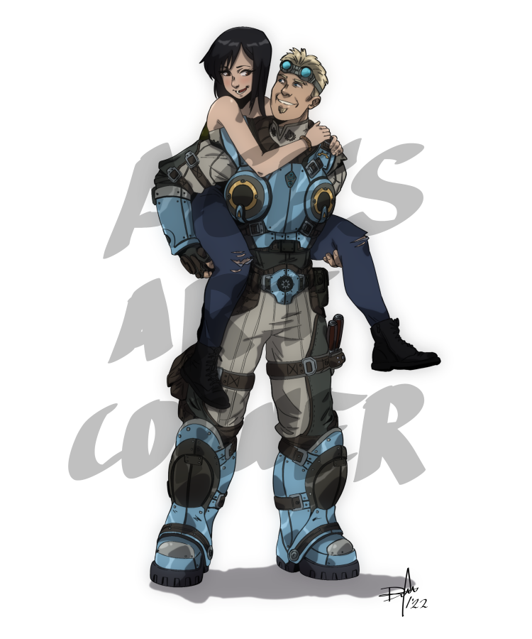 hitokiridave's tweet photo. Gears commission. #baird #gearsofwar #gowjudgment #celshading #opencommissions https://t.co/FQQytObjXk