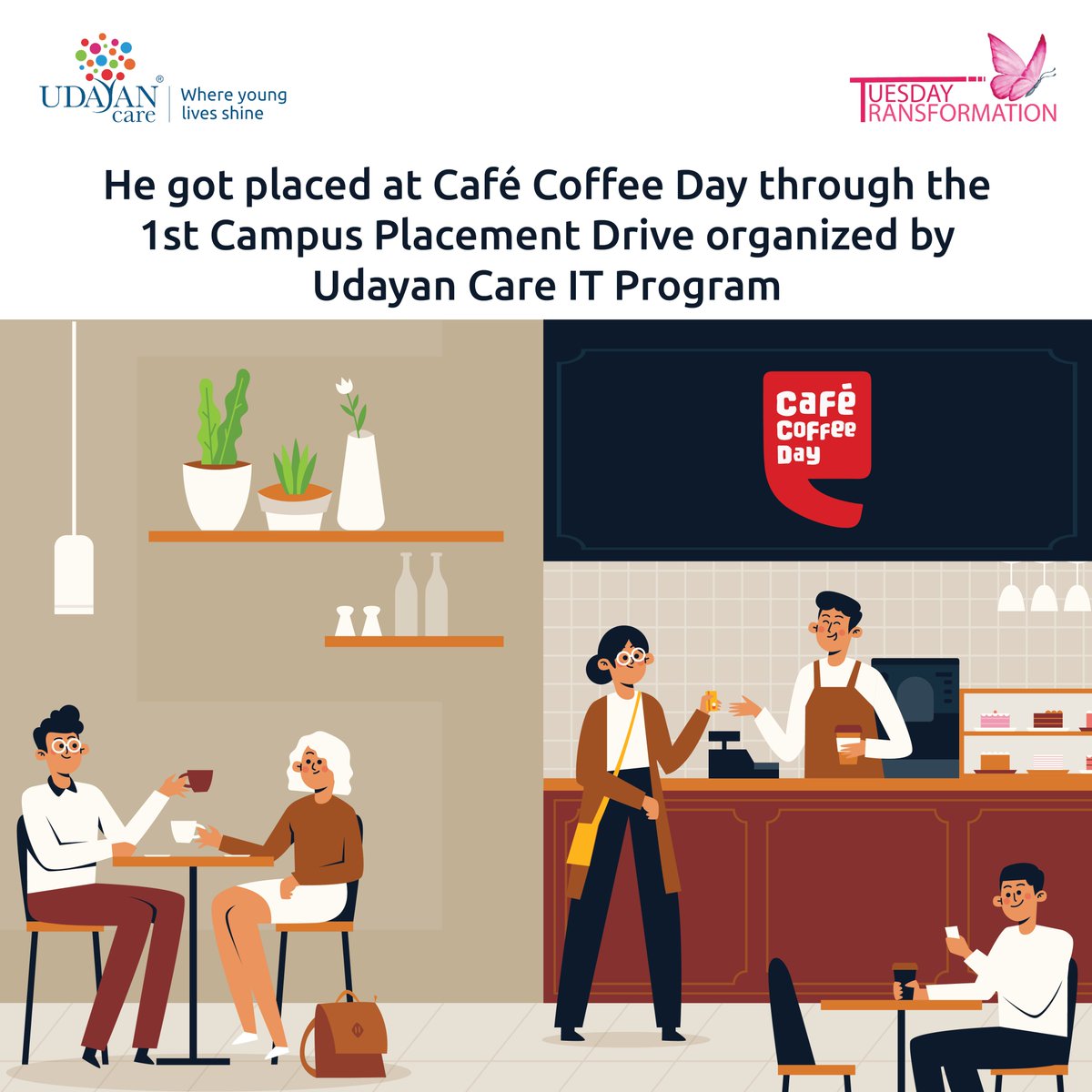 udayancare's tweet photo. Yogesh is an example of how an employable skill-set can help #youth earn their #livelihoods and support their families.
#UdayanCare #tuesdaytransformation #cafécoffeeday https://t.co/ckKoV9YLun