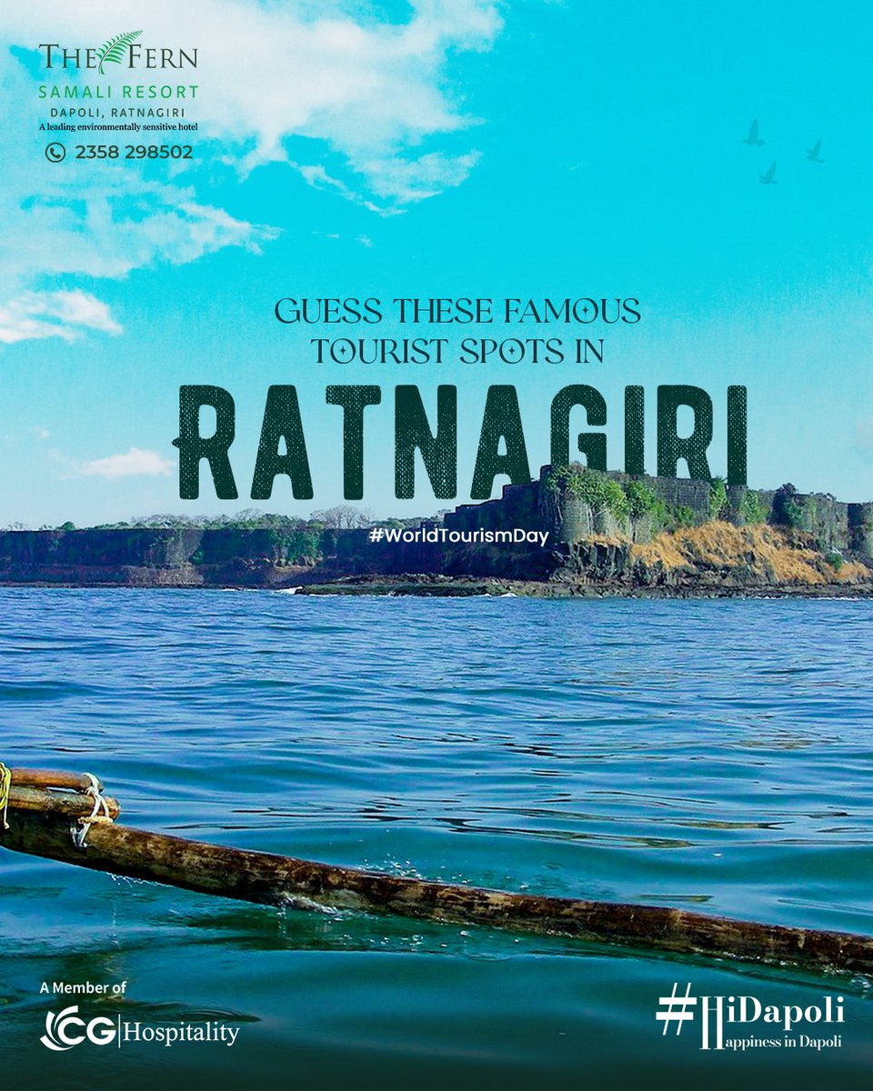 samaliresort's tweet photo. On #WorldTourismDay today, let's see if you can correctly guess these famous landmarks in beautiful #Ratnagiri.
#TheFernSamaliResort #FernSamali #HospitalityWithResponsibility #HotelAndResorts #Dapoli #WorldTourismDay2022 #Tourism #Travelgram #Wanderlust #InstaTraveling https://t.co/MaYF2JG4gR