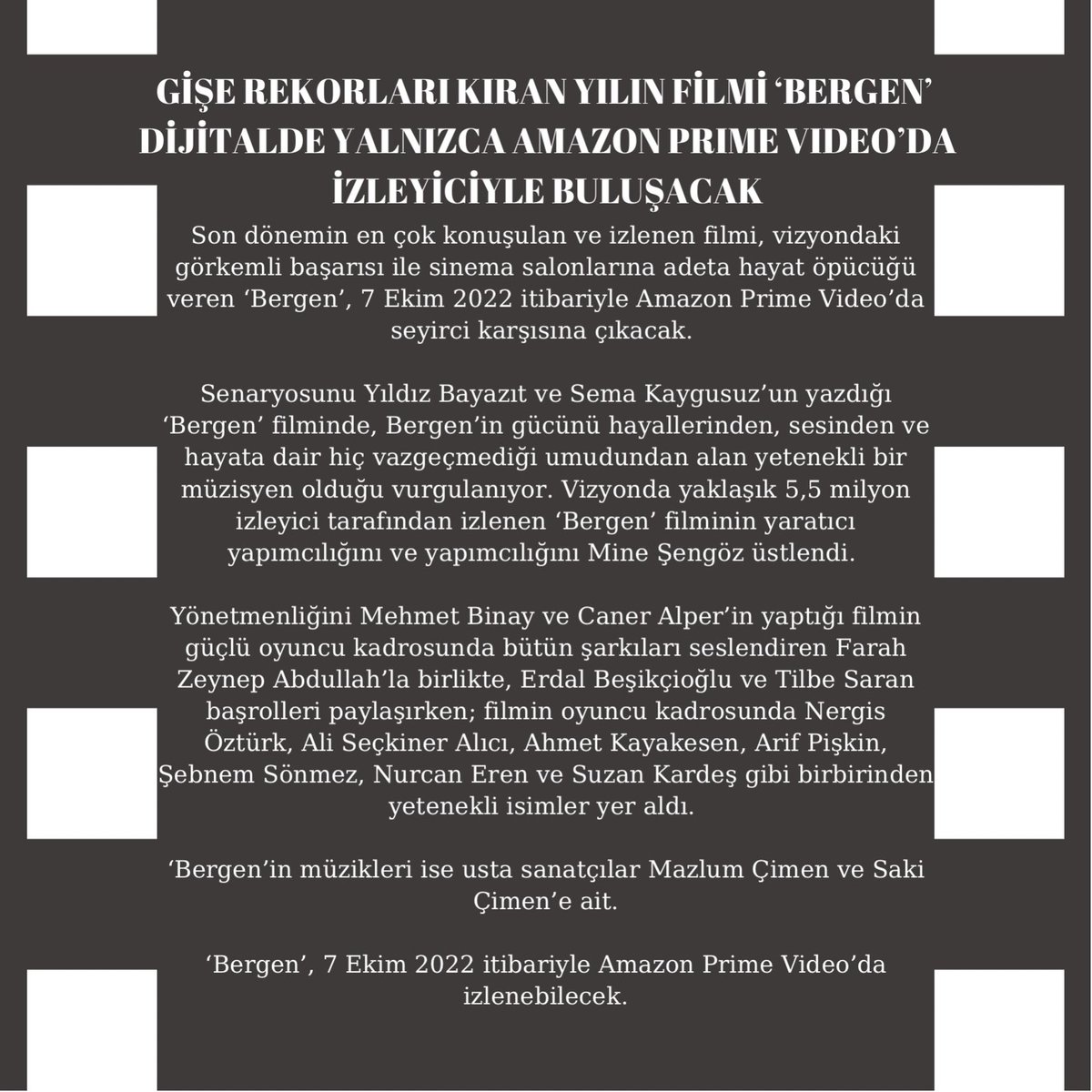 GİŞE REKORLARI KIRAN YILIN FİLMİ ‘BERGEN’ DİJİTALDE YALNIZCA AMAZON PRIME VIDEO’DA İZLEYİCİYLE BULUŞACAK. #bergen #bergenfilmi <a href="/orchestracont/">Orchestra Content</a> <a href="/BergenFilmi/">Bergen Filmi</a>