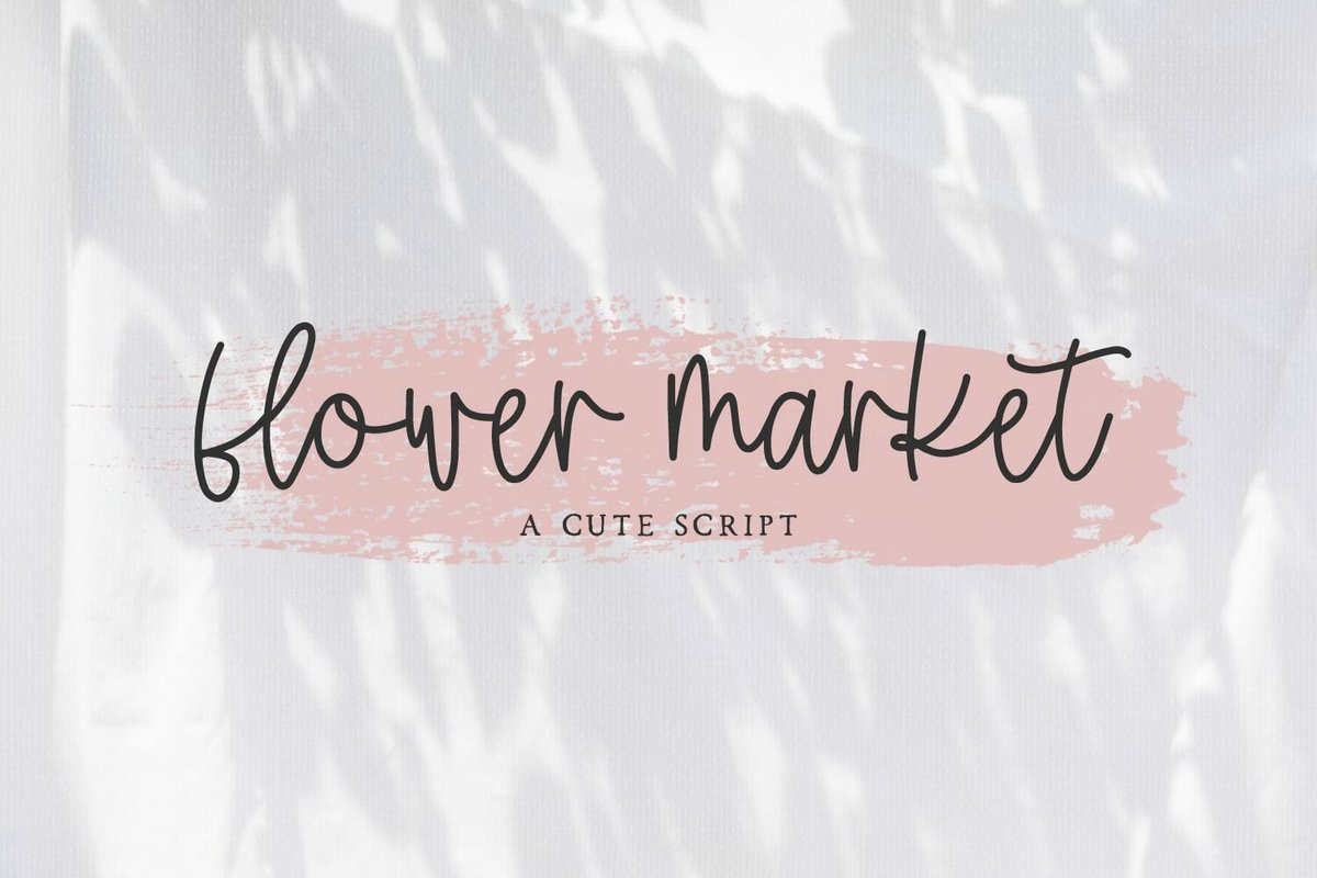 Want to see how your text looks in Flower Market Script Font? Use this preview tool!

Example Below

Flower Market Script is best for:
- feminine, crafty projects with your Cricut or Silhouette machine, or your SVG design business
- farmhouse decor

beckmccormick.com/product/flower…