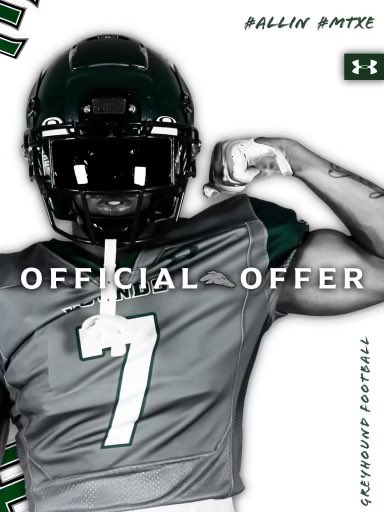 AntoGracien's tweet photo. After a conversation with @CoachLewisENMU I’m grateful to receive an offer from @ENMUFootball !🟢⚪️.        @DibbleTj @NetworkAthletic @LDBellFootball https://t.co/2itA9Rzm2N