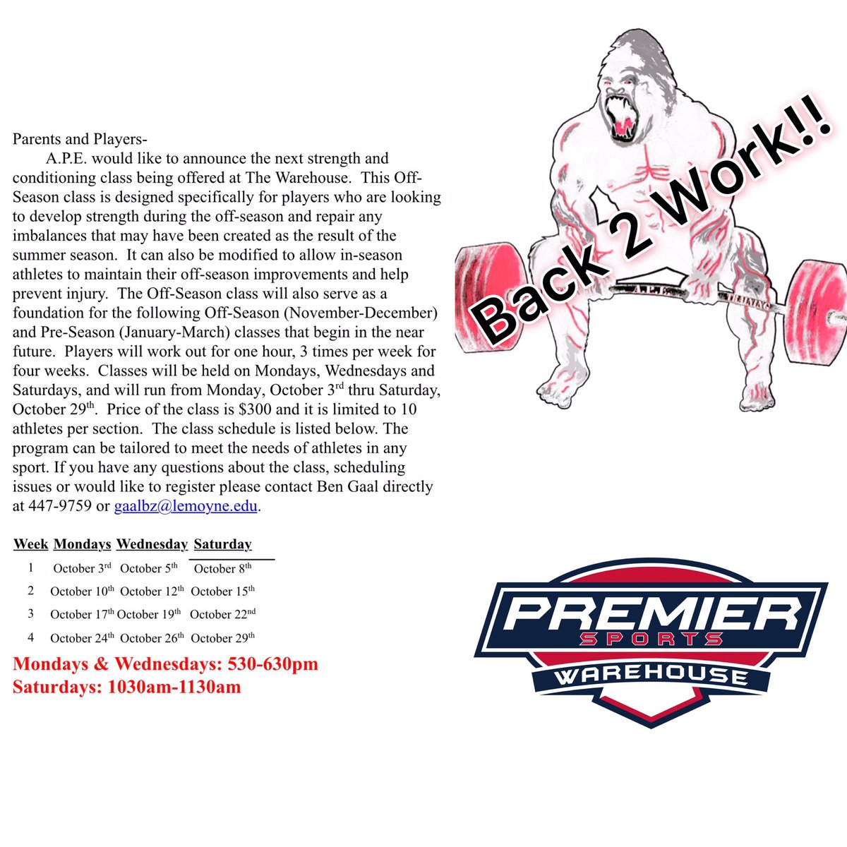 Premier Sports Warehouse tweet media