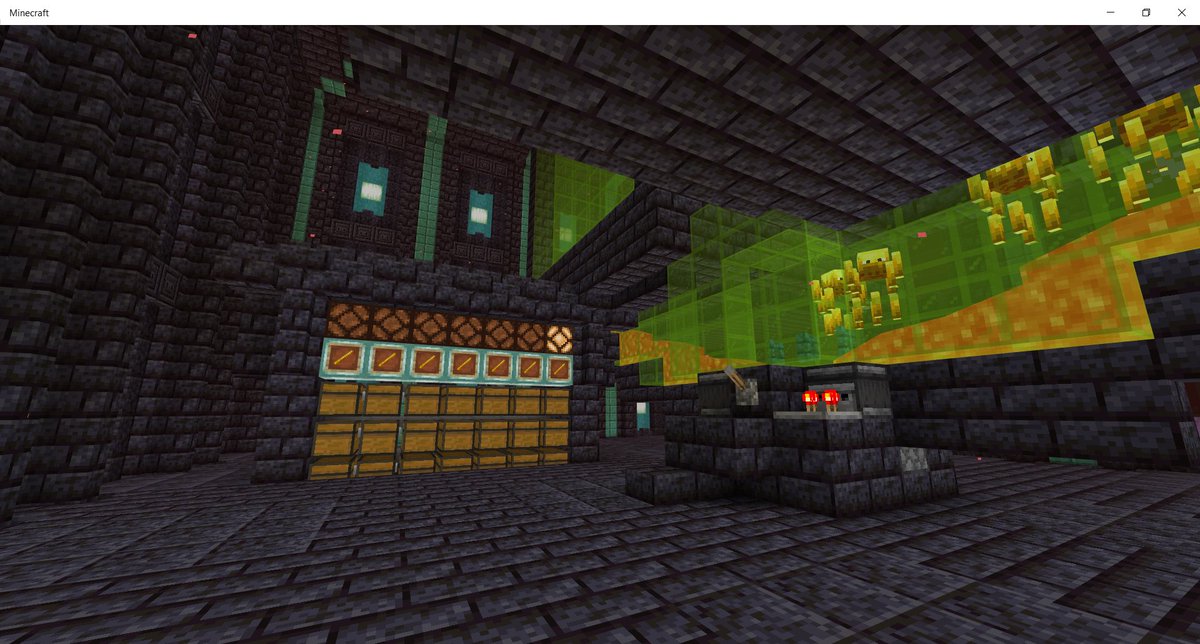 CraftGrandpa's tweet photo. Dual Blaze Spawner Farm is complete... 50 Stacks/Hr. roughly with Looting III sword and trident killer.
#minecraftbuild @Minecraft https://t.co/tK2fugNIvE