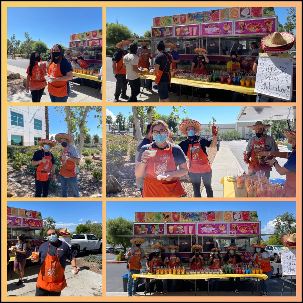 Redlands 5087 $uccess Share Celebration with K3!!! Celebrating with some delicious raspados, elote cups, and fruit!! Way to go team 👏