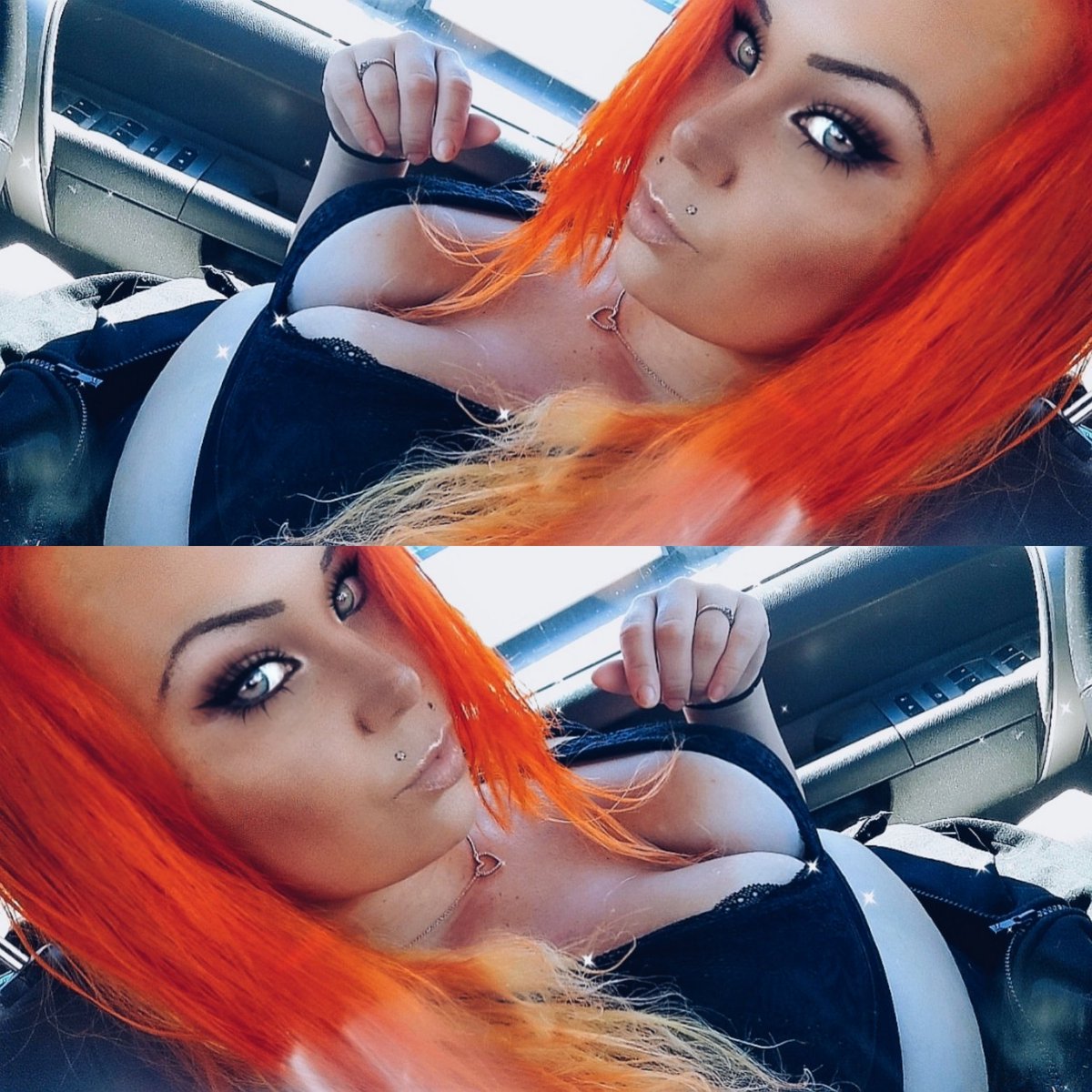NiahNymph's tweet photo. #NewProfilePic #ThisIsMyFace ๐๐คท๐ผโโ๏ธ
I can never describe decide on a fucking hair color, but neon Green, blonde & THIS orange is my favorite hair colors on me imo..
#neon #orangehair https://t.co/U6WZUZki4G