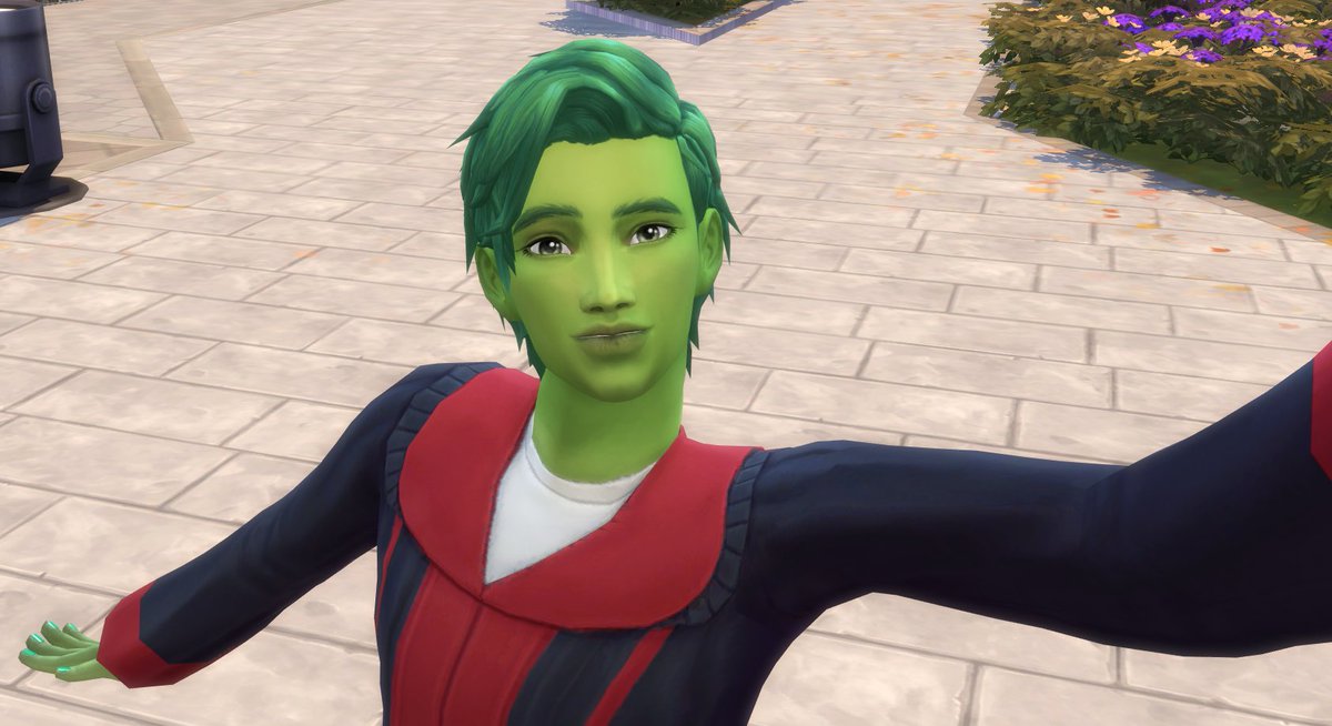 EuphoriaCaramel's tweet photo. Plant Jasper finished his Distinguished Degree in Computer Science with Honors 🌱✨ Playing DU with a Plant Sim is not easy! #Sims4 #TheSims4 #PlantSim #DiscoverUniversity https://t.co/eZMkzp3Pbu