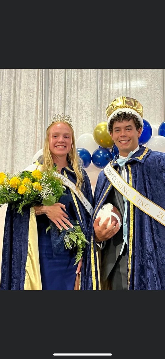 teatitans's tweet photo. Congrats to TAHS Queen and King:  Lydia Decker and Nate Babb. https://t.co/2c2M8cPaDu