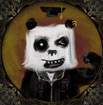 GrindGuildGG's tweet photo. +2 Pandaz [by @Elkay821 &amp; @trooprzarmy] added to the #CGVault

💎⚔️ They match #CronosGrind perfectly;
One for the brainiacs and badasses
One for the gamers and risk takers

Great job Trooprz team!🤘

Only 25% remaining - don't be that goof who missed out
https://t.co/FEWTNaC6bj https://t.co/sucefFnawN