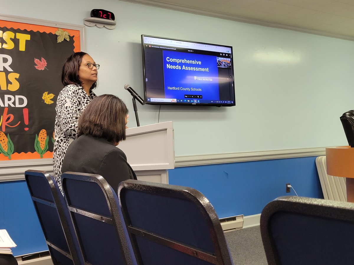 castickney's tweet photo. Honored to present to the @HCPS01 Board of Education, explaining supports available from @ncpublicschools. #Partnership #Collaboration #AllInForLearning @tammi_ward @darksunshine55 https://t.co/q9Sa8f9xbP