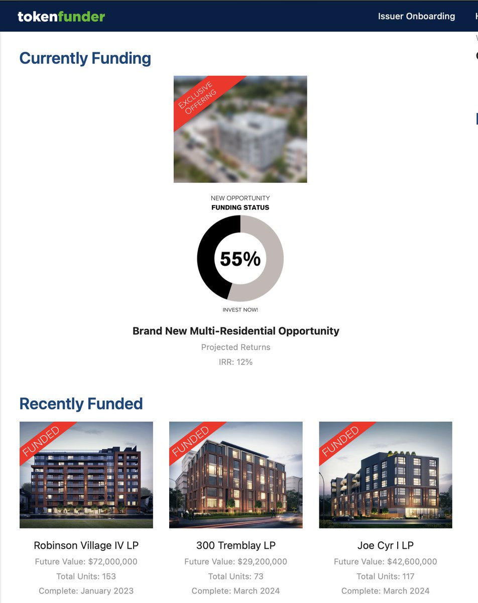 RESERVE TODAY. Exciting early access with #Ottawa-based @TCUdevcorp #PrivateEquity #realestateinvesting tokenfunder.com/tcu?invite=tf-…