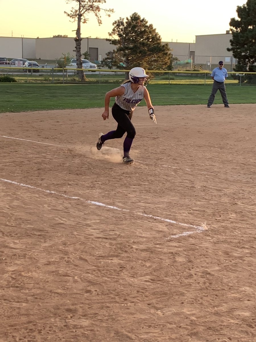 Celebration of 100 strikeouts ⭕️ tonight plus some and 3-3 at the plate and an intentional walk.🥎 Some great running form also! Love me some Kynzee and Monday night softball lights🥰@KynzeeMcfadden @MWFC15U @LNWAthletics