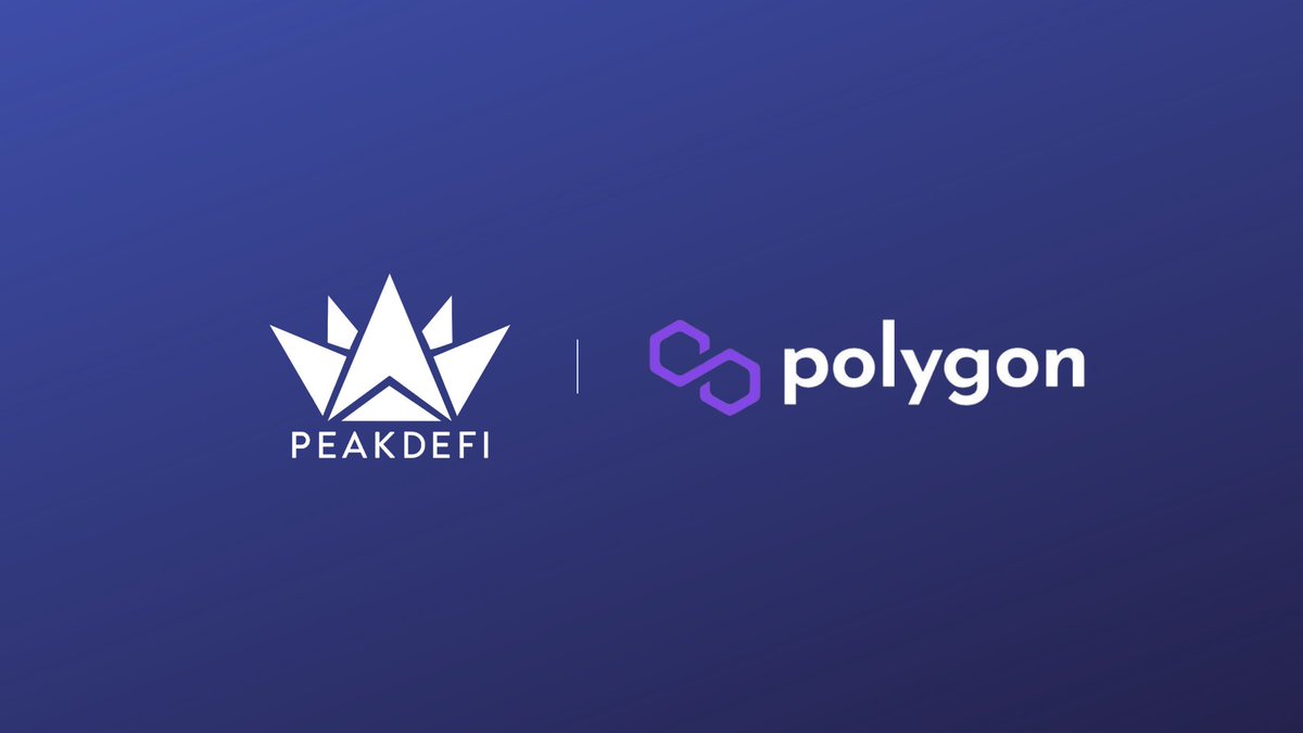 PEAKDEFI's tweet photo. 🔥.@PEAKDEFI PEAK token are now available on the @0xPolygon network!🔥

You can now trade and exchange PEAK token on the Polygon network🚀 https://t.co/jZv0nWX2Wp