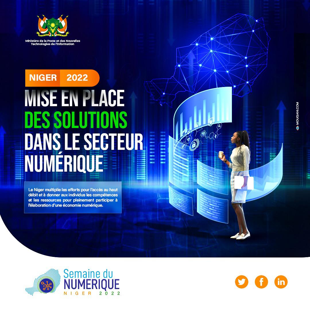 DigitalBusiness's tweet photo. Niger : La première édition de la semaine du Numérique prévue du 1er au 3 décembre 2022 pour une vulgarisation des TIC https://t.co/dLQAWEaMbR #DigitalBusinessAfrica https://t.co/4kPRL3aBDd
