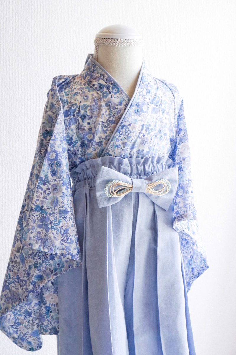 正規逆輸入品 No.99 アデラジャ ハンドメイドꕤ羽織袴3点セット