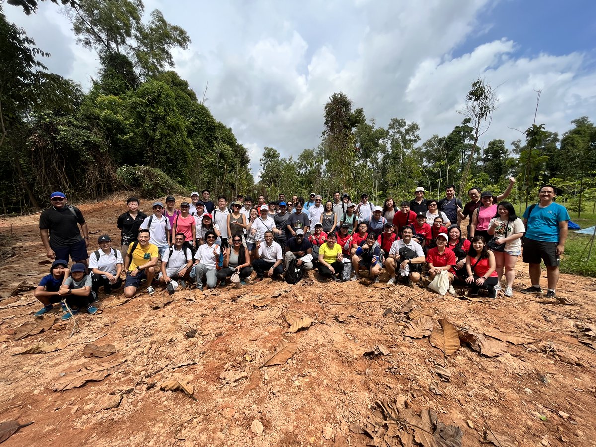 We planted 100 trees at Pulau Ubin! This is part of our efforts to support NParks’ OneMillionTrees movement. At HSBC, we are actively helping our customers thrive in their transition to net-zero and to build a more sustainable future. #HSBCSG #Sustainability <a href="/wwfsg/">WWF-Singapore</a> <a href="/nparksbuzz/">National Parks Board</a>