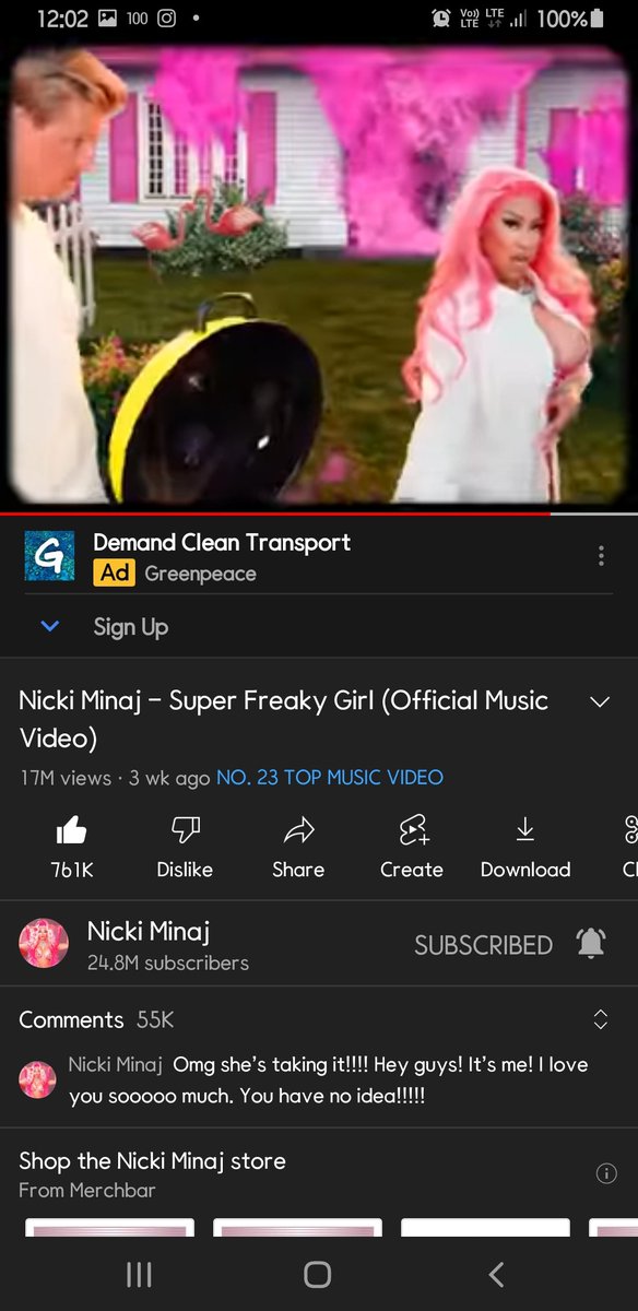 ProudOfYouNicki's tweet photo. Nicki needs to leave this Nicki needs to leave that how about you watch #LikkleMissRemixVIDEO #SuperFreakyGirlVIDEO & #LoveInTheWayVIDEO https://t.co/1caDdNvSWX