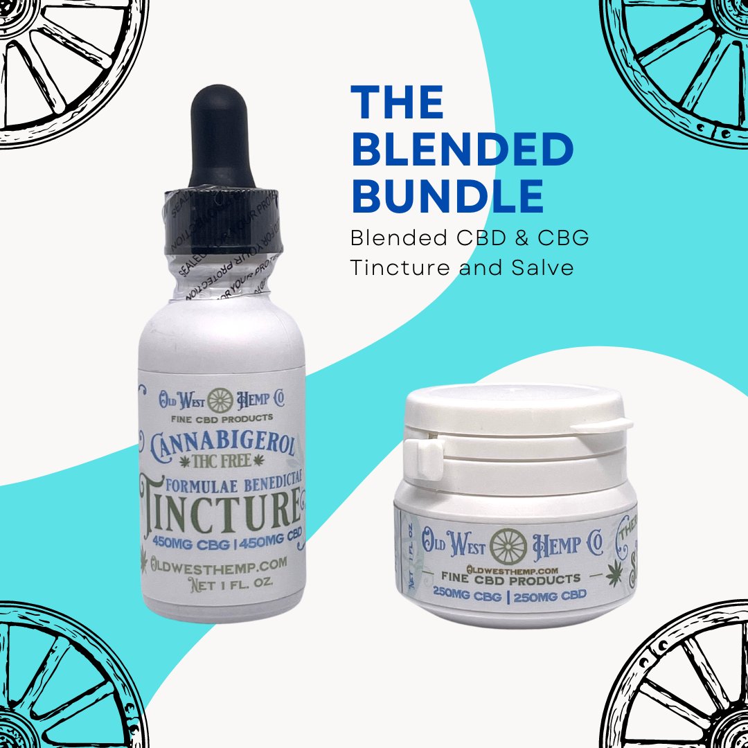 #CBG and #CBD Blended in a #Tincture and #Salve! Bundle and Save!