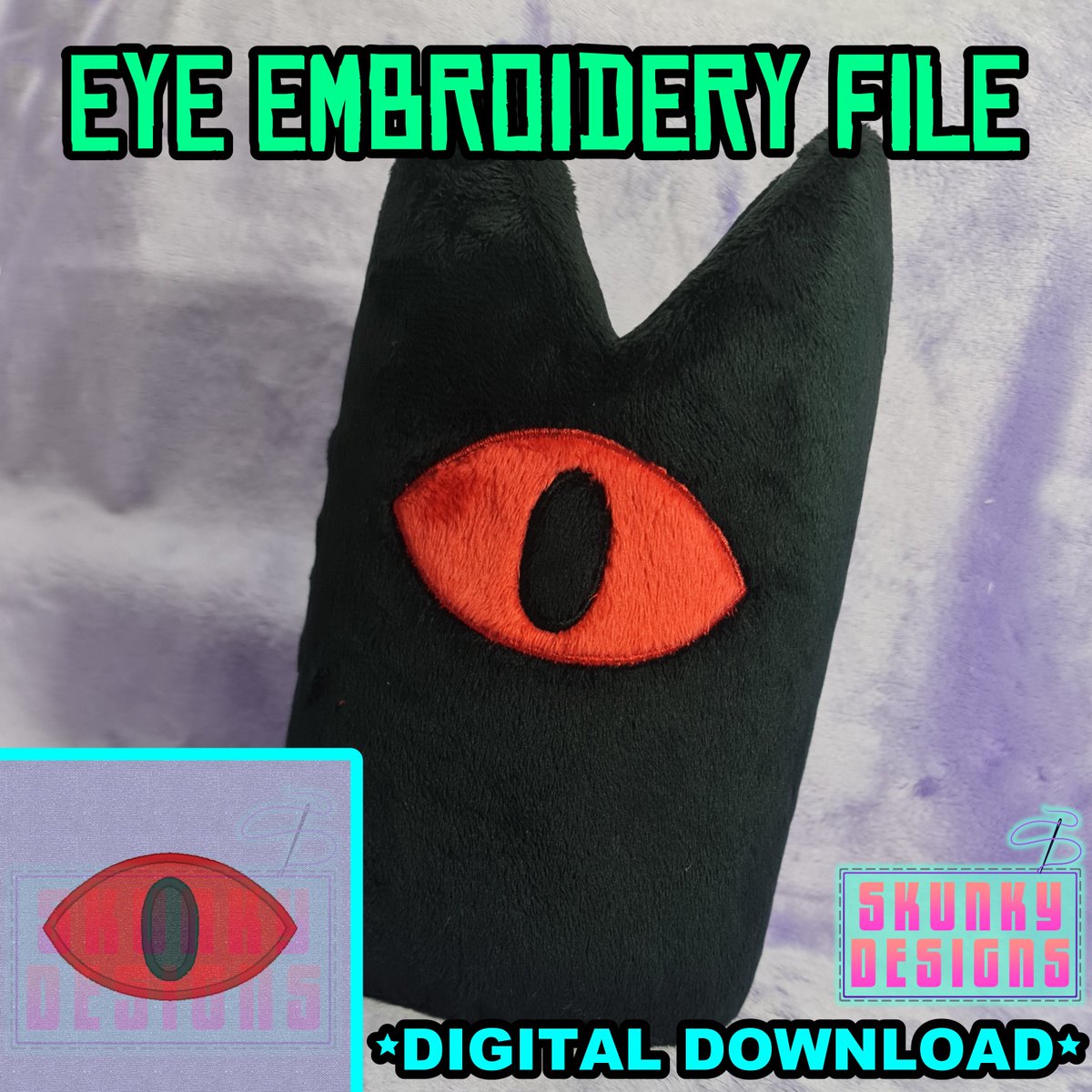 SkunkyDesigns's tweet image. - NEW PLUSH PATTERN + EMBROIDERY FILE -
Keep watch over your flock with your own Red Eyed Crown!
This pattern is perfect for anyone looking to cosplay as their favourite Cult of the Lamb leader.. 🐑
⛧ Or those looking to start their own cult ⛧
⬇️ MORE INFO⬇️