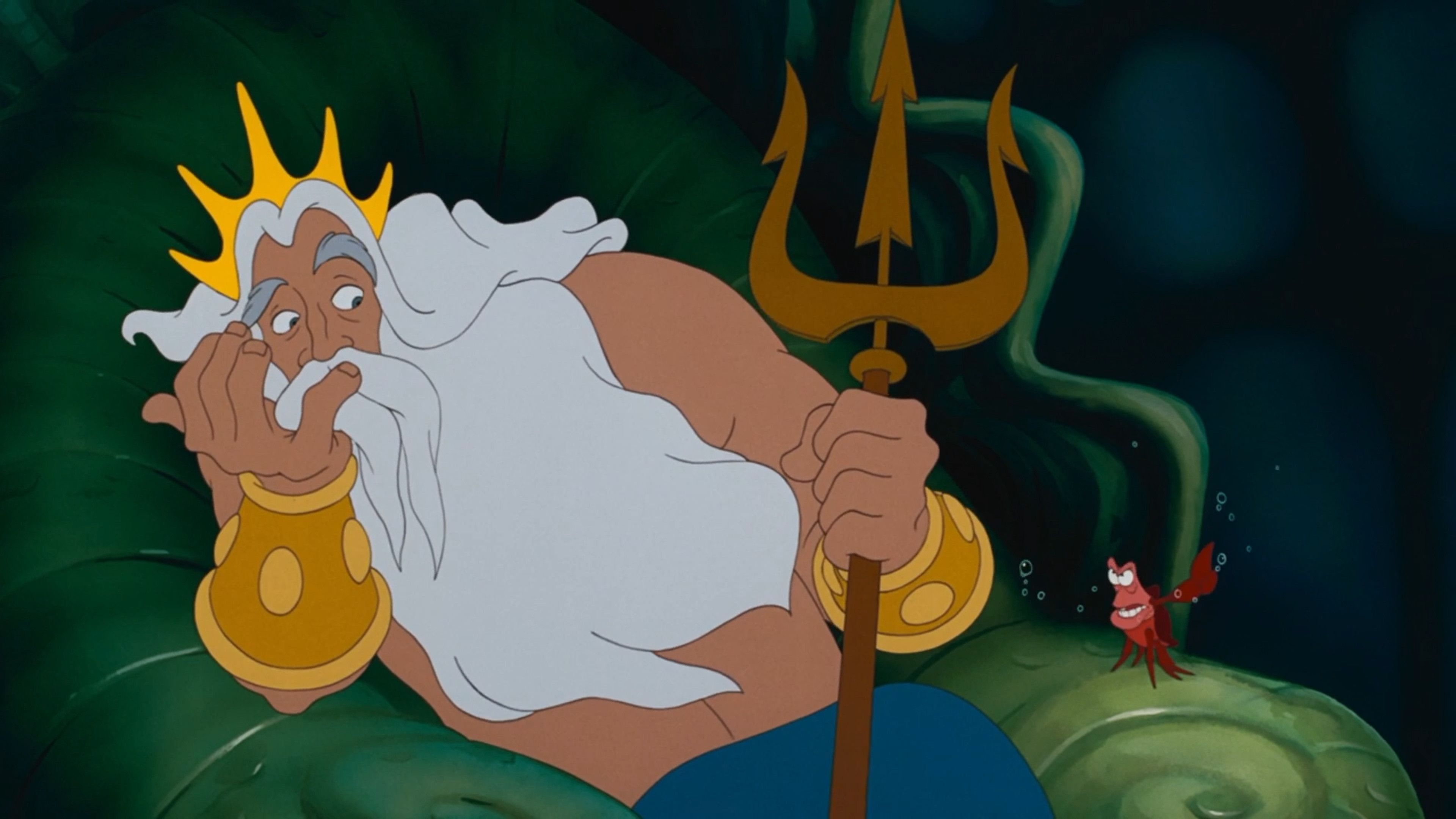 The little Mermaid King Triton