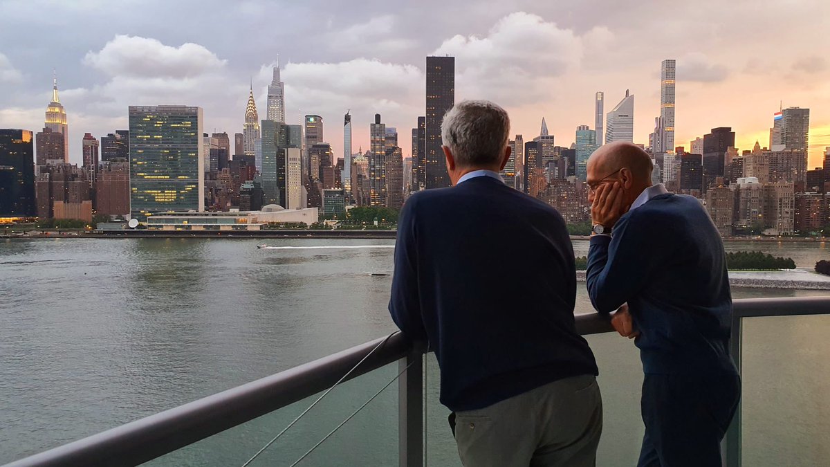 volker_turk's tweet photo. Delighted about today’s General Assembly decision to extend the tenure of @FilippoGrandi as High Commissioner for Refugees. Warmest congratulations, dear Filippo, &amp; looking forward to working with you &amp; the #UNHCR team when back in Geneva by mid-October. https://t.co/UjCGWXYy2k