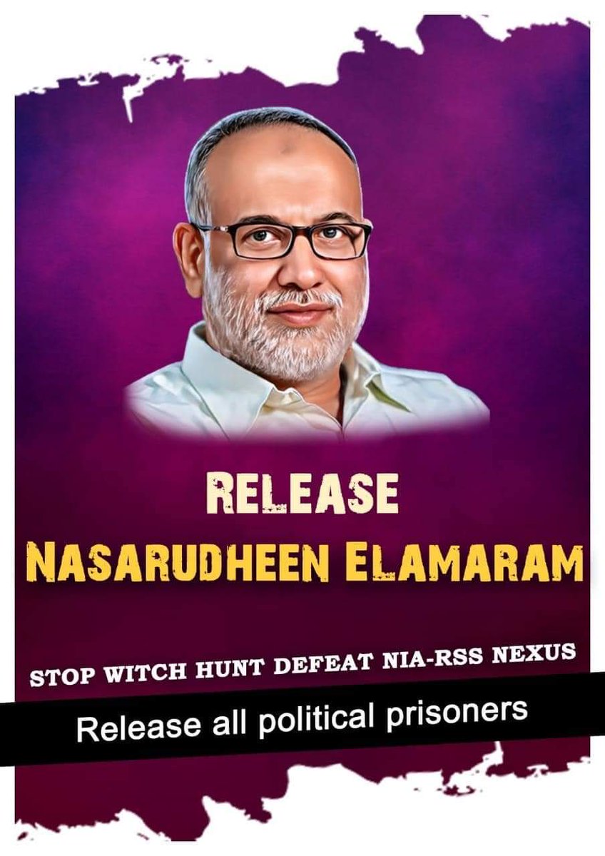LethueE's tweet photo. STOP WITCH HUNT DEFEAT NIA-RSS NEXUS

RELEASE ALL POLITICAL PRISONERS

#StandwithPopularFront #WeWithPFI #IndiaWithPFI #SupportPFI #StandwithPFI https://t.co/6a6ZM5KDHc https://t.co/0PLFMpMbcY