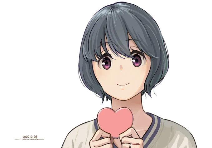 ↓ 昨晩描いた志摩咲さんをアッピで見たい方向け。 