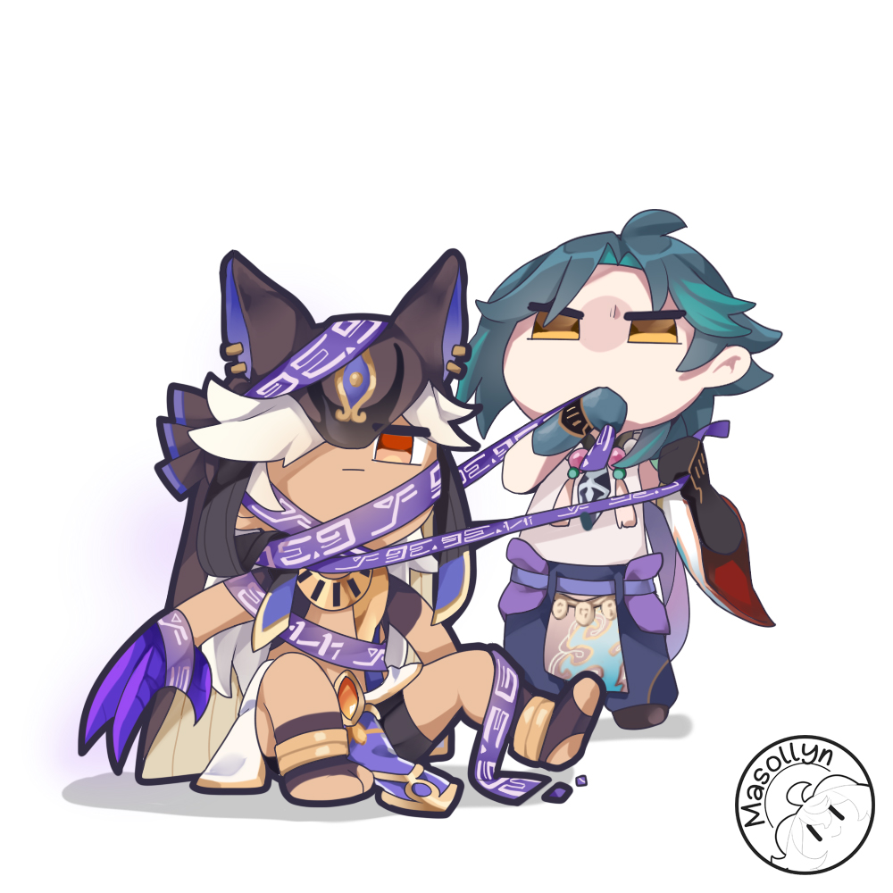 masollyn's tweet photo. Double Help (1/2)
.
.
.
#GenshinImpact #Cyno #Xiao #Zhongli https://t.co/uRnW0xOIfI