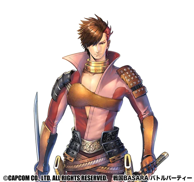 たくさんの方に反応いただいてありがたいです、お礼も兼ねてもうちょっとだけ戦国BASARAのお仕事絵アップしてみます。 