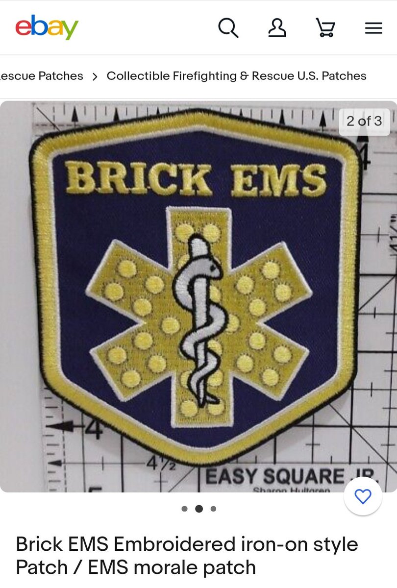 brick_ems's tweet image. If you want a patch, get yours quick! We've got four different patches available on eBay! 😃.
.
**Bonus FREE stickers also going out with each order!! Thank you for ALL the support!
.
.
#emspatch #emspatches #brickems2022 #brickems #foottrauma #foottraumapatch #foottrauma🤕
