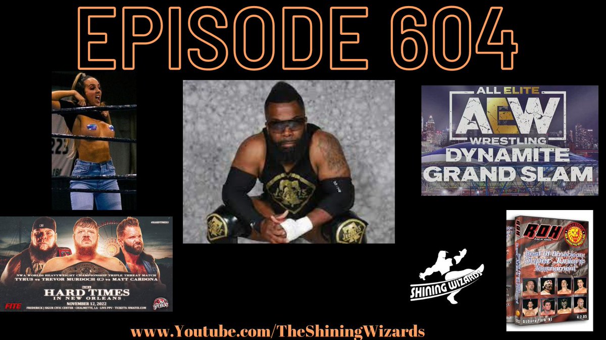 EPISODE 604
anchor.fm/the-shining-wi…
We have a great chat with @Jeez215 about @nwa @PlanetTyrus #NWAHardTimes3 #Beets #Hitters #DoppleBangers & MORE 
Plus the boys are talking #AEWGrandSlam #VictoryRoad #Impact #WhiteRabbit #NJPW 
PLUS We go #DownTheAisle back to #ROH2005 #Wizards