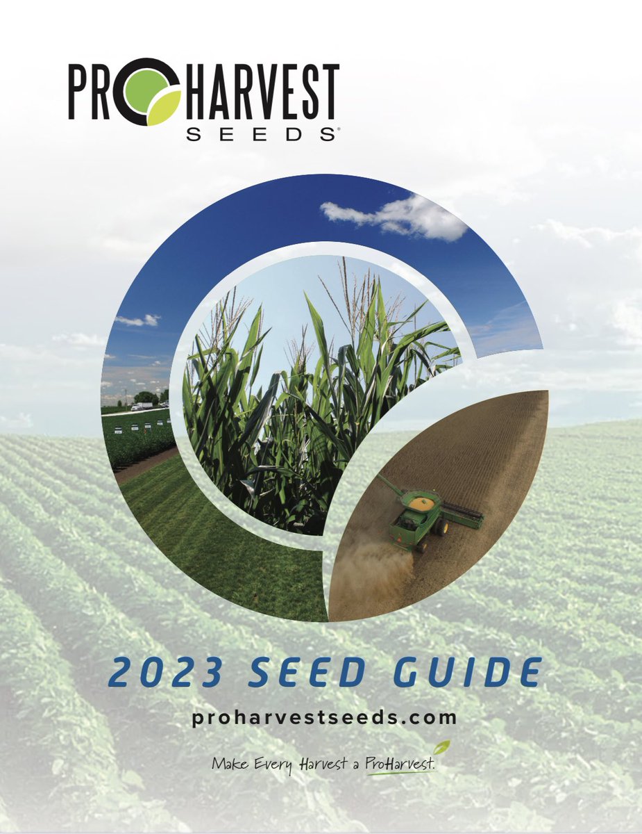With harvest 2022 underway and preparations for 2023 underway I would love the opportunity to talk with you about our <a href="/ProHarvestSeeds/">ProHarvest Seeds Inc</a> line up for this coming season. Our largest early order discount runs through October 15th! Please DM with any questions or for more info!