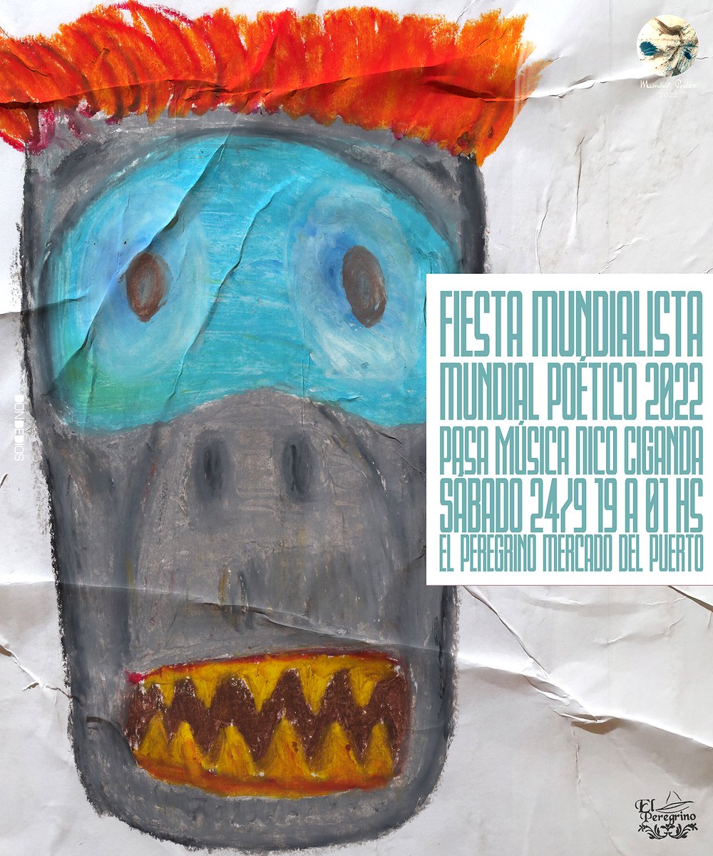 DondediosArte's tweet photo. Diseño #3 para el #MundíalPoético2022
Fiesta de Cierre @nicolas_ciganda https://t.co/tfV5mZCDR2