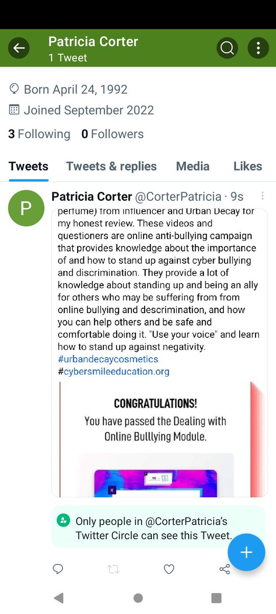 Patricia Corter tweet media
