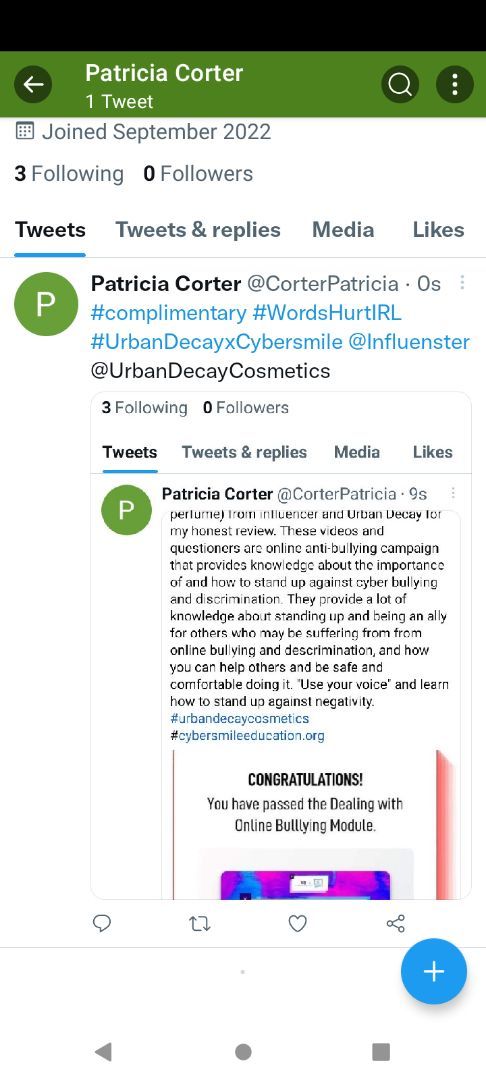 Patricia Corter tweet media