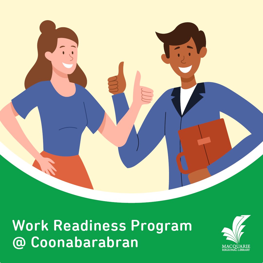 Develop a professional resume, learn key skills for writing job applications, build your confidence in preparing for job interviews and more!

Free | Each Monday from 10 October - 14 November 2022, 1.30 pm - 3.30 pm at #Coonabarabran Library

Details: bit.ly/3CmeROV