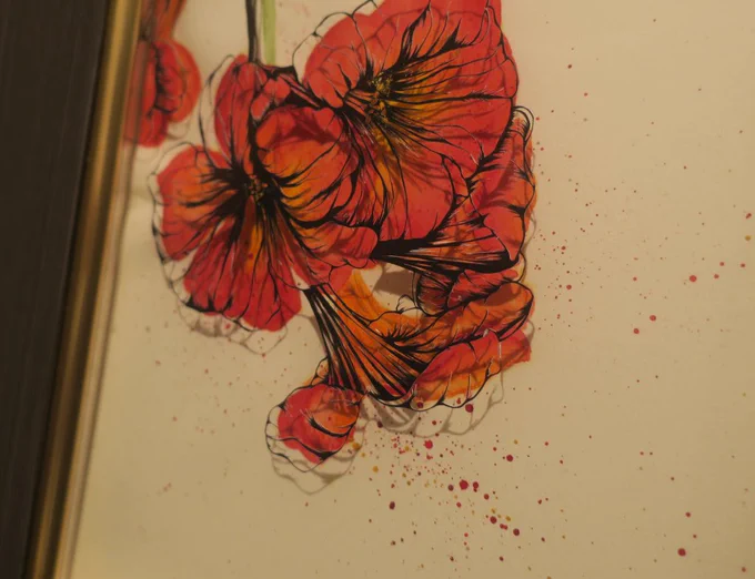 素敵な企画ありがとうございます...!!!!ひとつひとつ手作業で切った切り絵を水彩画と重ねてお花を作ってます素敵な出会いがありますように10月〜12月は東京、大阪でいくつか展示にも出るので気になる方は是非固定ツイートをご覧ください  