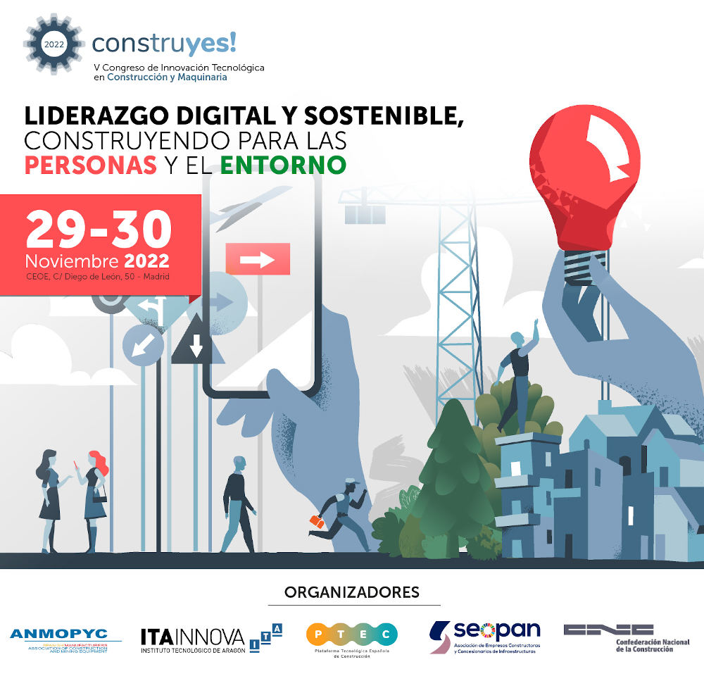 Concretonline1's tweet photo. Abierta la inscripción para asistir al #congreso #construyes! 2022
@ANMOPYC_es @ITAINNOVA @PlataformaPtec @SEOPAN_ES @CncConstruccion
https://t.co/gXGb6f0oUX https://t.co/xwOBJ5Ol8z