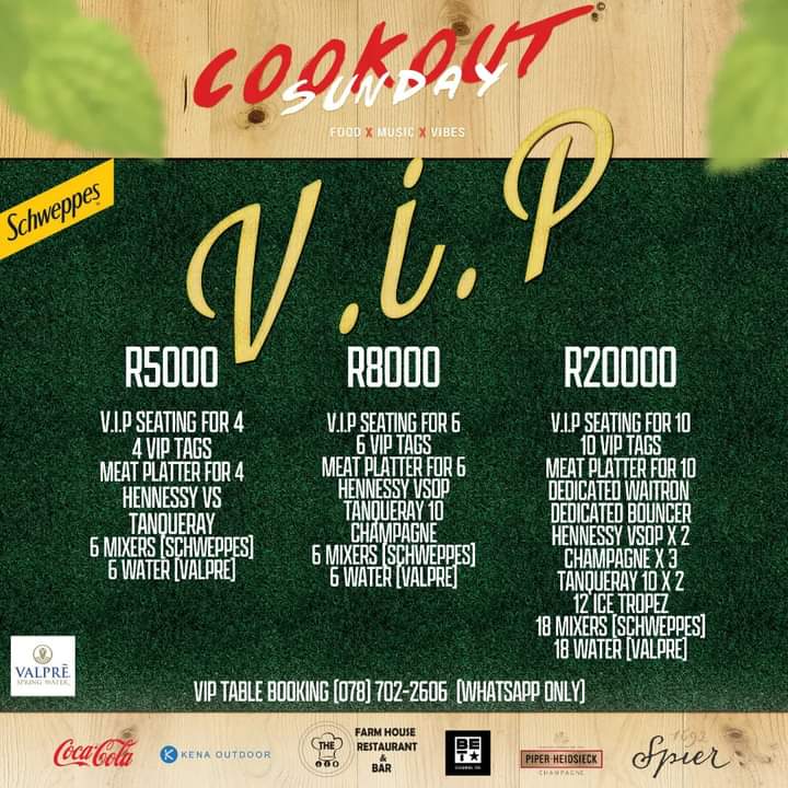 cookoutsundays's tweet image. Happy cookoutsunday week.