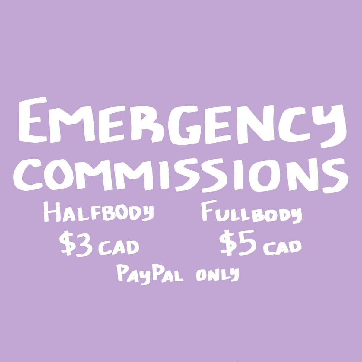 mosspelted's tweet photo. hey guys unfortunately I have to open emergency c0mmi$$ions. doing as many $3 halfbodies, $5 fullbodies as I can
pls rt &amp; share <3 https://t.co/iVgojQovdV
