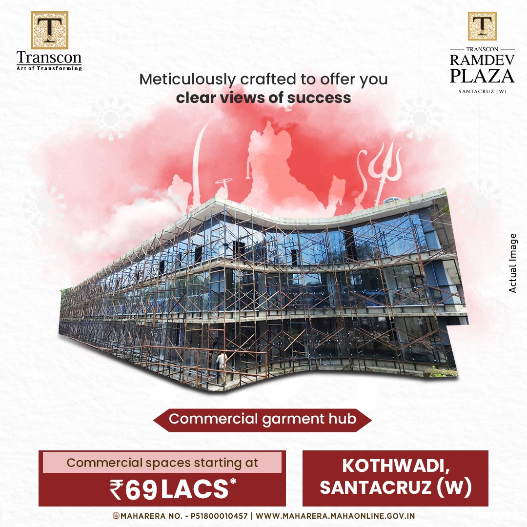 TSkycity's tweet photo. The 2nd manifestation, may Maa Brahmacharini grant us her choicest blessings & gives us strength to achieve our goals in a prominent customized workspace.
For more details please call us on +91 810 455 2909
#transconplaza #fortune500 #ramdevplaza #RightTime #mumbai https://t.co/MBmuvrnTwD
