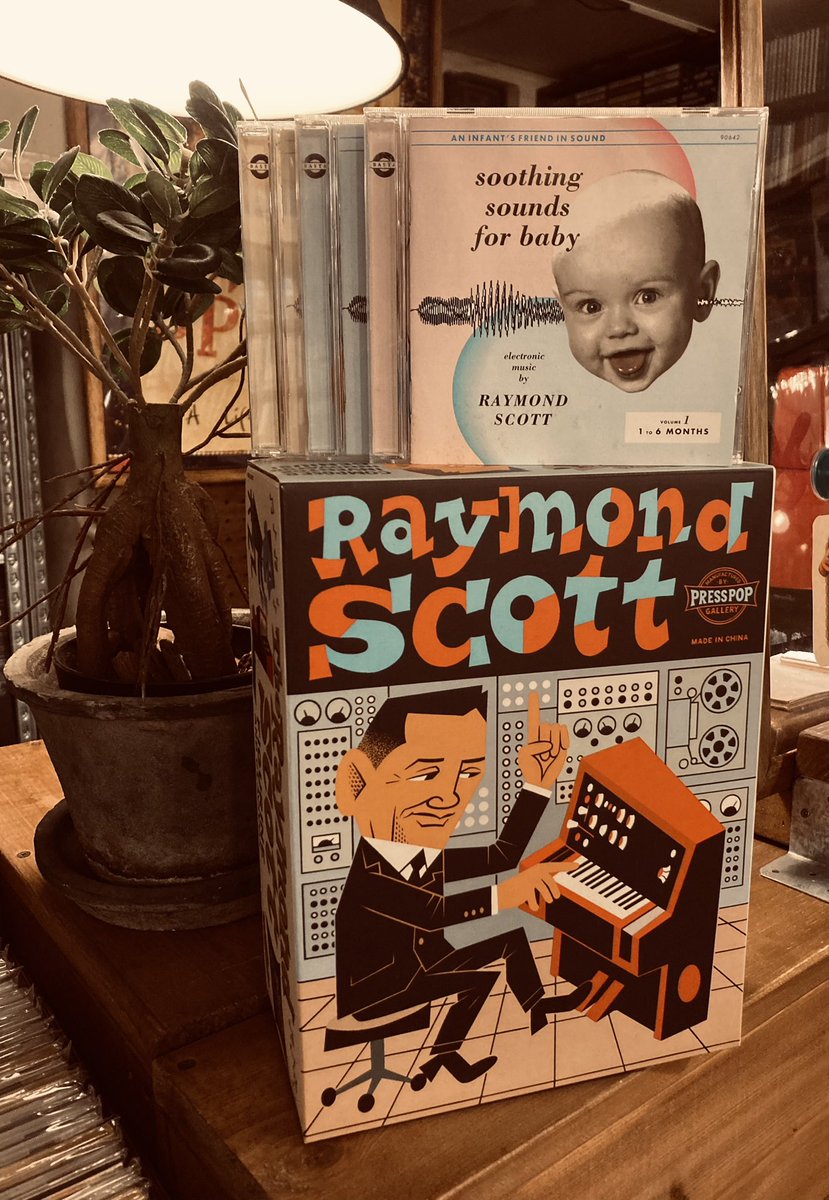 redbonerecords's tweet photo. 【Information】

本日9/27(火)定休日です

Raymond Scott 『Shooting Sounds 
For Baby』Vol.1-3 CD入荷！

#raymondscott #archerprewitt #sofboy https://t.co/zdJSbkKgnM