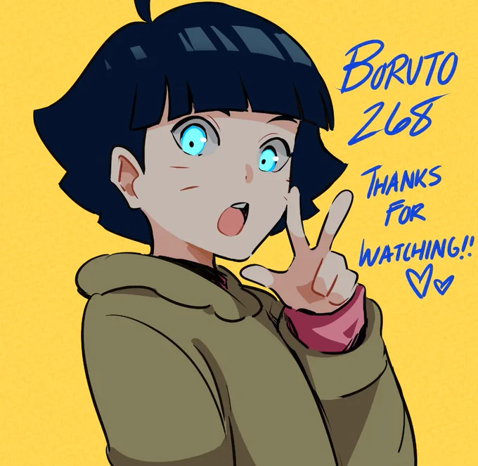 a bit late since i had a busy weekend i  participated in LO for episode 268 of BORUTO that aired yesterday! 昨日放送されたBORUTO268話のLOに参加しました! 