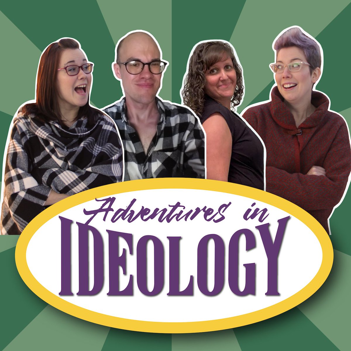 IdeologyPodcast's tweet photo. We are back, friends!!! And we are so excited to introduce our new team members, Mitch and Lindsay. You may know them from some of our patreon content (#christymiller) but they've also  joined our main feed! Listen to the four of us now on our newest episode! #deconstruction https://t.co/Zkd6YE3PQe
